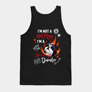 Cute Disaster Funny Shih Tzu Maltese Dog Breed Crusty White Dog Tank Top